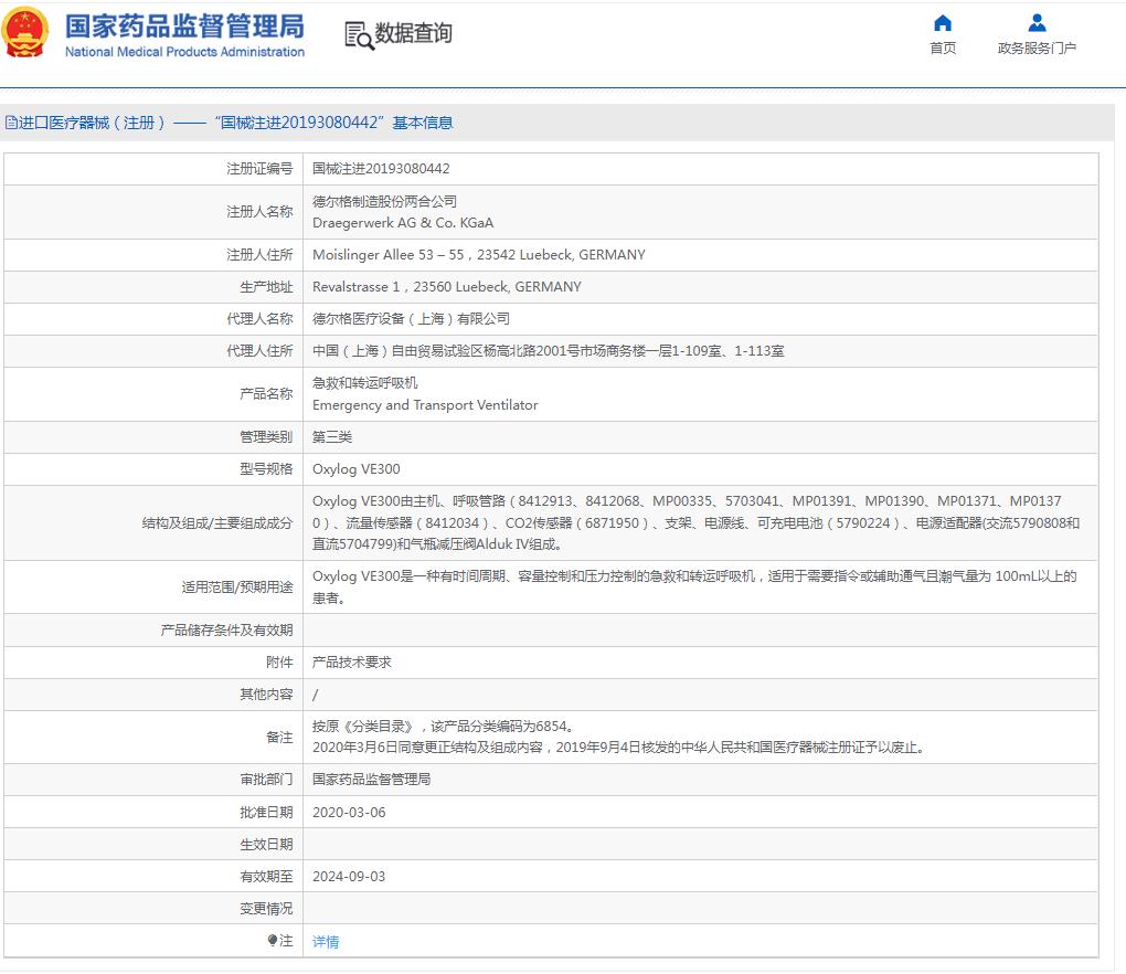 德國(guó)德?tīng)柛耠娮雍粑鼨C(jī)Oxylog? VE300 德國(guó)德?tīng)柛耠娮雍粑鼨C(jī)Oxylog? VE300